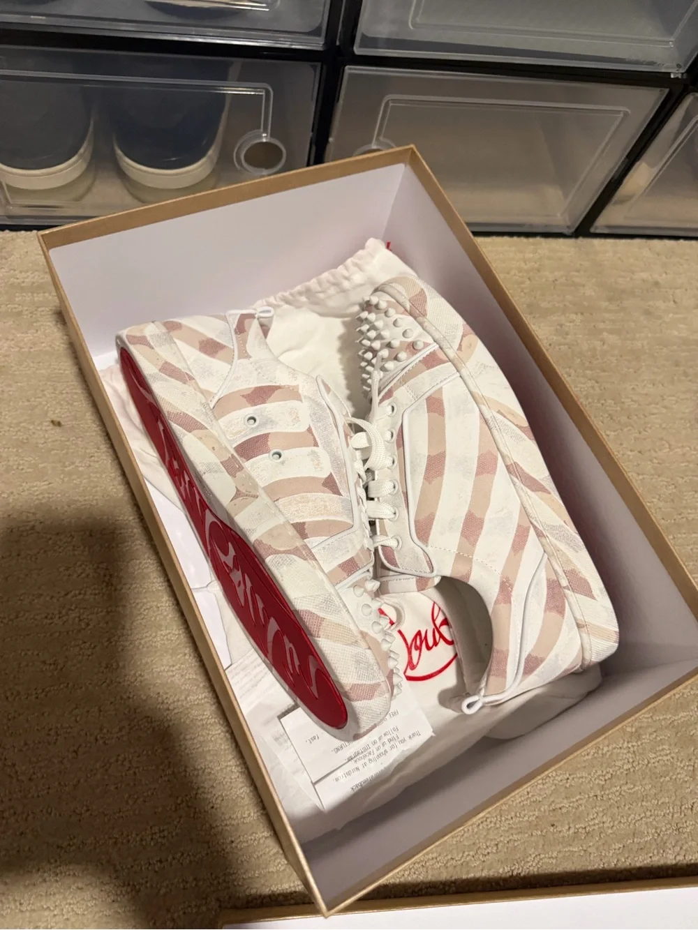 Christian Louboutin Orlato Sneakers with Shoe Box..BRAND NEW!!